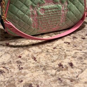 Juicy Couture green and pink Fairy Tale shoulder bag